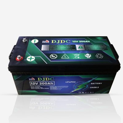 DJDC 12V200Ah IPS LiFePO4 Battery